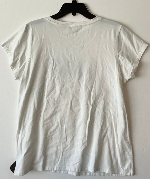 Top Short Sleeve Basic By Calvin Klein In White, Size: L Online Hot Sale