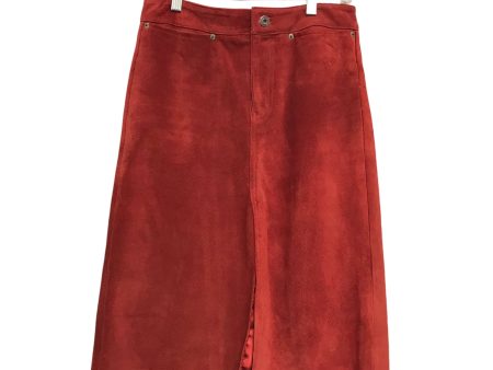 Skirt Midi By Gap In Red, Size:2 Discount