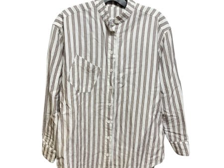 Linen Top Long Sleeve By Power Of My People In Striped Pattern, Size: Xs Online Hot Sale