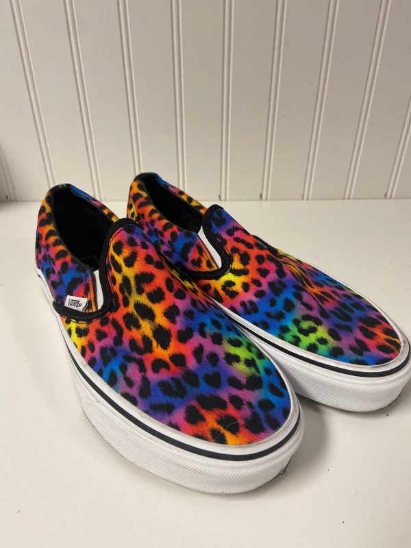 Shoes Sneakers By Vans In Animal Print, Size: 9 For Sale