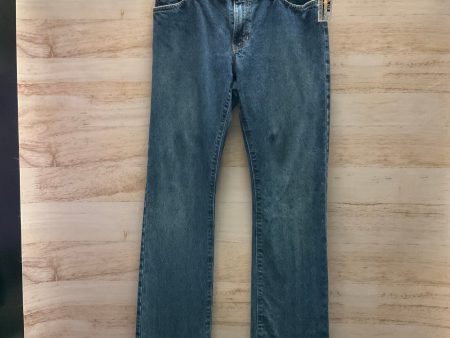 Jeans Boot Cut By Gap In Blue Denim, Size: 10 For Discount