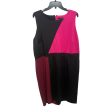 Colorblock Dress Casual Midi By Lane Bryant In Black & Pink, Size: 20 Supply