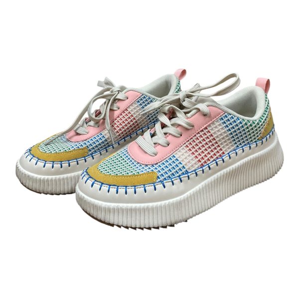 Shoes Sneakers By Clothes Mentor In Multi-colored, Size: 6.5 on Sale