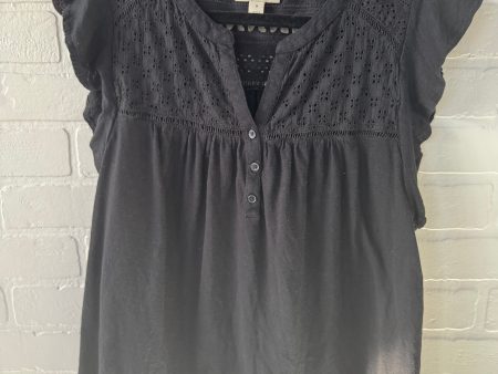 Top Short Sleeve By Style And Company In Black, Size: M Cheap