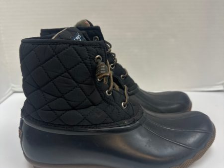 Boots Rain By Sperry In Black, Size: 11 Cheap