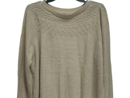 Sweater By Croft And Barrow In Cream, Size: 1x Online Hot Sale