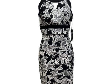 Bandage Cutout Dress Casual Short By White House Black Market In Black & White, Size: 0 Hot on Sale