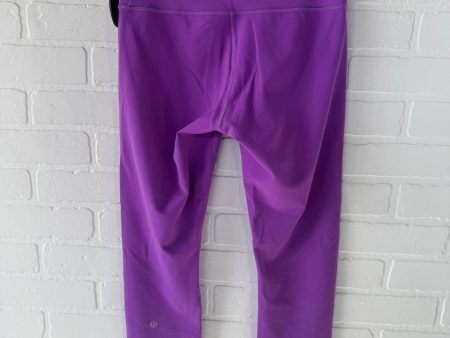 Athletic Leggings By Lululemon In Purple, Size: 8 Online Hot Sale