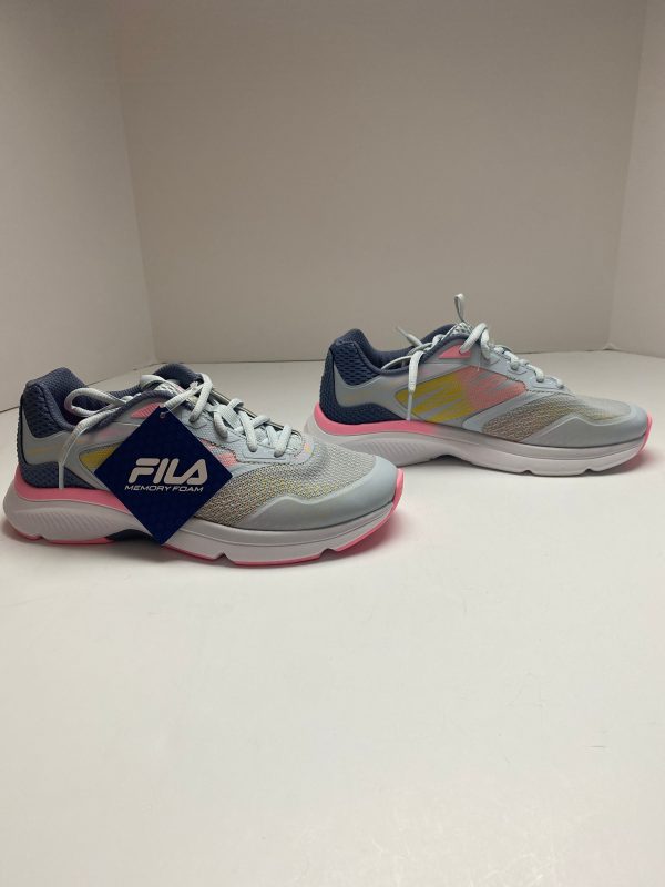 Shoes Athletic By Fila In Grey, Size: 7.5 on Sale