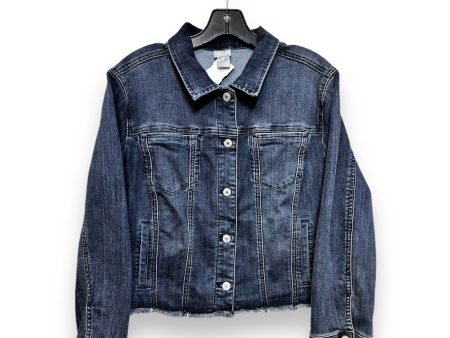 Jacket Denim By Chicos In Blue Denim, Size: large Discount