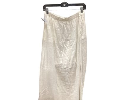 Skirt Maxi By C And C In Cream, Size: L Online