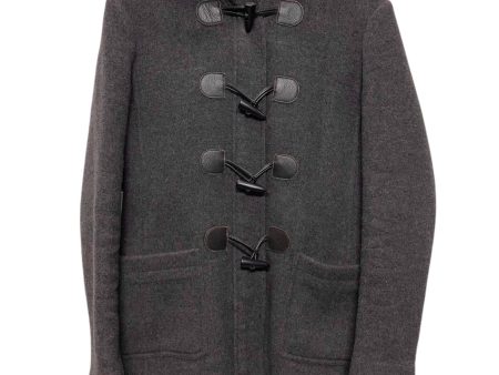 Coat Wool By Brooks Brothers In Grey, Size: 6p Supply