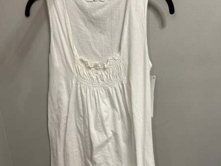 Top Sleeveless Basic By La Made In White, Size: M Sale