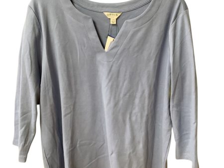 Top 3 4 Sleeve Basic By Orvis In Blue, Size: L Cheap