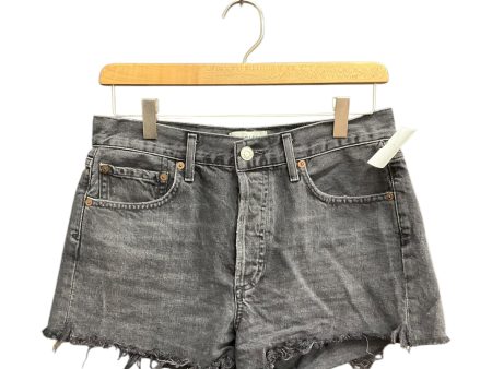 Shorts By Agolde In Black Denim, Size: 2 Online now