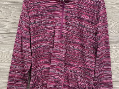 Athletic Top Long Sleeve Collar By Talbots In Purple, Size: 1x Cheap