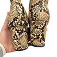 Boots Ankle Heels By Primark In Snakeskin Print, Size: 9 For Cheap