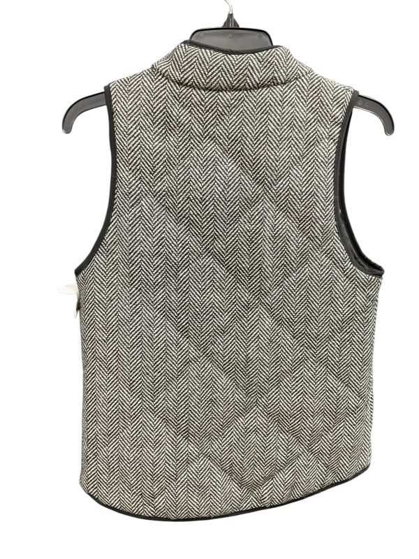 Vest Puffer & Quilted By Clothes Mentor In Black & Cream, Size: Xs Fashion