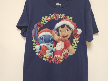 Top Short Sleeve Basic By Disney Store In Blue, Size: L Online