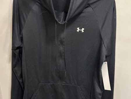 Athletic Jacket By Under Armour In Black, Size: L For Cheap