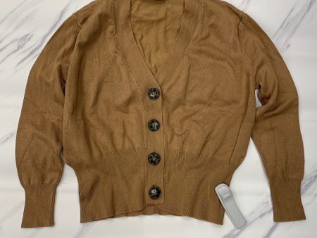 Sweater Cardigan By Zara In Tan, Size: S For Discount