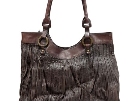 Handbag Leather By Coldwater Creek, Size: Large Hot on Sale