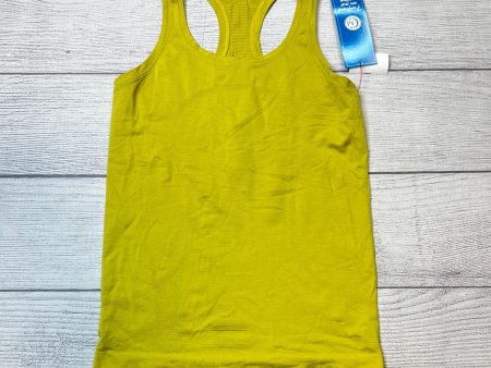 Athletic Tank Top By Lululemon In Yellow, Size: S Cheap