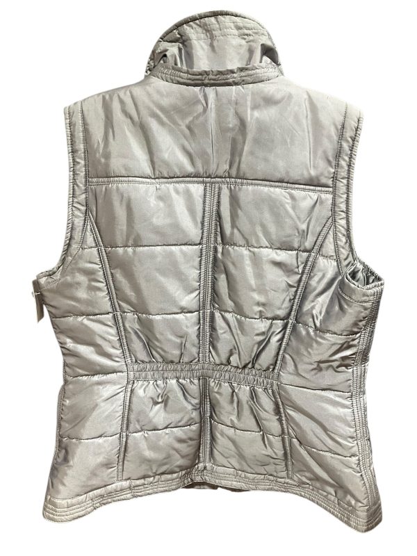 Vest Puffer & Quilted By New York And Co In Silver, Size: M Sale