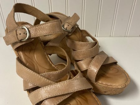 Sandals Heels Wedge By Born In Beige, Size: 9 For Sale