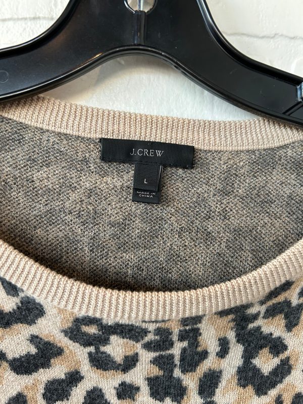 Sweater By J. Crew In Animal Print, Size: L For Discount