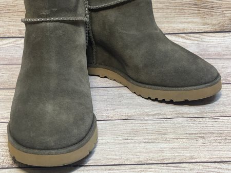 Boots Ankle Heels By Ugg In Taupe, Size: 7 Hot on Sale