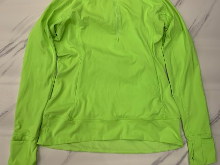 Athletic Top Long Sleeve Collar By Athleta In Yellow, Size: S Online