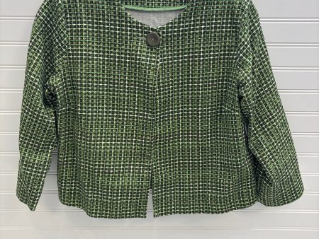 Blazer By Anna Seravalli In Black & Green, Size: 4 Discount