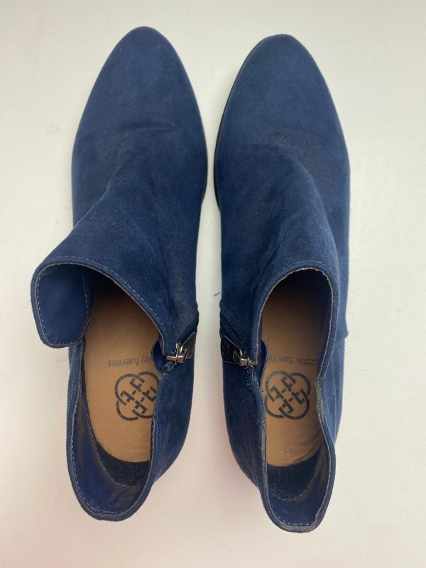 Boots Ankle Flats By Daisy Fuentes In Blue, Size: 9 Online Hot Sale