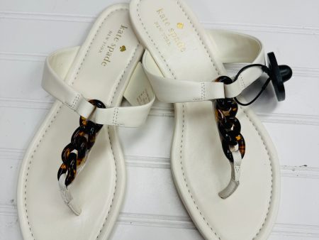 Sandals Designer By Kate Spade In White, Size: 9 Online Sale