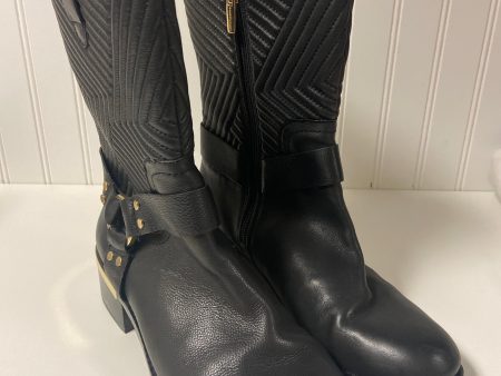 Boots Mid-calf Heels By Vince Camuto In Black, Size: 9.5 Sale