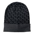 Hat Beanie By Michael By Michael Kors In Black & Grey Online now