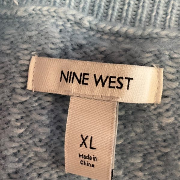 Sweater By Nine West Apparel In Blue, Size: Xl Hot on Sale