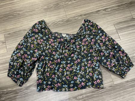 Blouse Long Sleeve By Ana In Floral Print, Size: 3x For Cheap