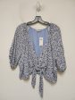 Top Short Sleeve By Abercrombie And Fitch In Floral Print, Size: Xl For Cheap