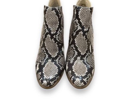 Boots Ankle Heels By Vince Camuto In Snakeskin Print, Size: 8 Supply