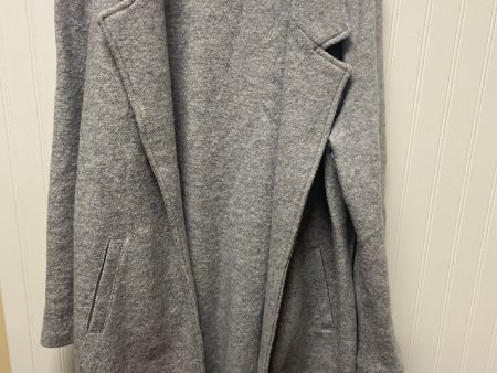 Coat Trench Coat By Rachel Zoe In Grey, Size: L For Discount