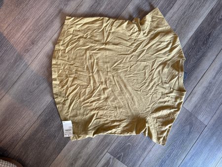 Top Short Sleeve Basic By Madewell In Tan, Size: 1x For Cheap