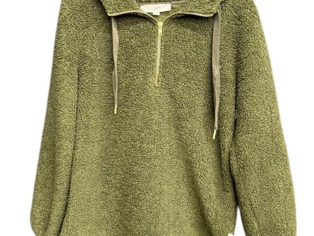 Jacket Faux Fur & Sherpa By Loft In Green, Size: S Discount