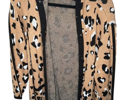 Cardigan By Chicos In Animal Print, Size: Xl Sale