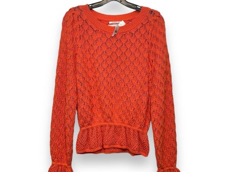 Sweater By Anthropologie In Orange, Size: M Online