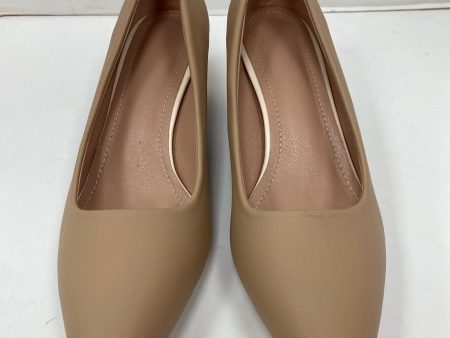 Shoes Heels Block By Clothes Mentor In Beige, Size: 9.5 For Cheap