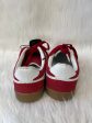 Shoes Sneakers By Clothes Mentor In Red & White, Size: 10 on Sale