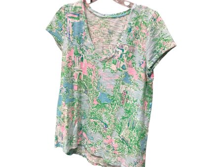 Top Short Sleeve Basic By Lilly Pulitzer In Multi-colored, Size: M Online Hot Sale