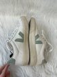 Shoes Sneakers By Veja In Cream & Green, Size: 6 For Cheap